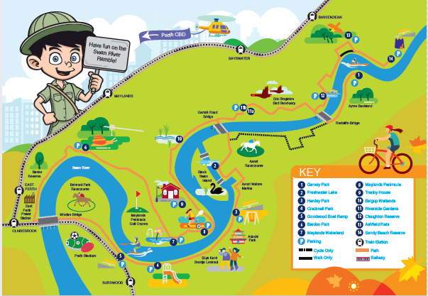 Swan River Ramble Map