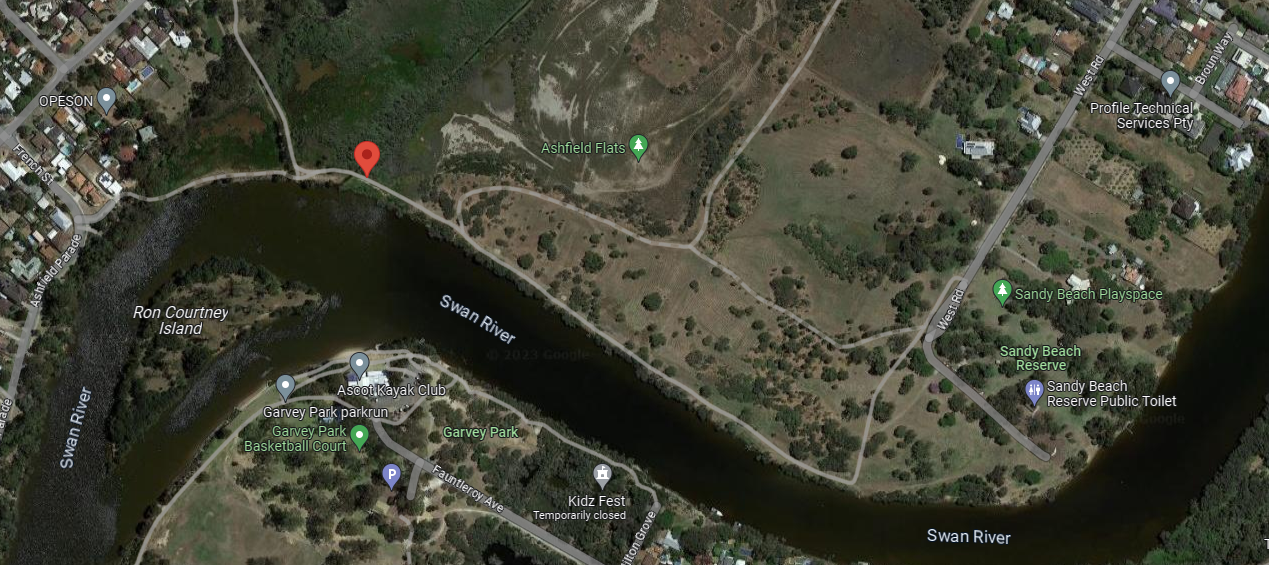 Ashfield Flats Boardwalk Map