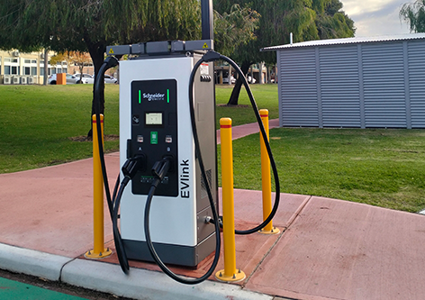 Electric vehicle (EV) charger Image