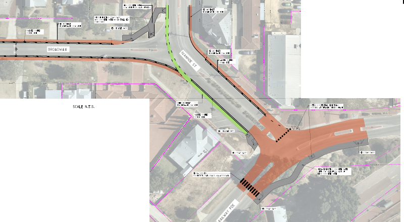 Broadway cycle and pedestrian
