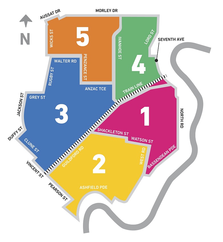 Town of Bassendean Map