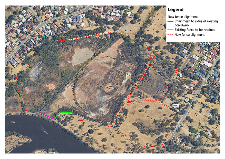 Ashfield Flats fence alignment update