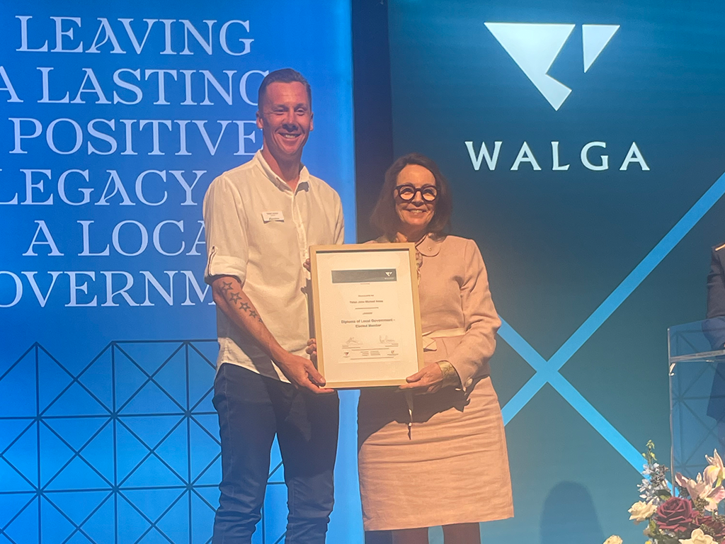 Cr Tallan Ames achieves milestone in local government training
