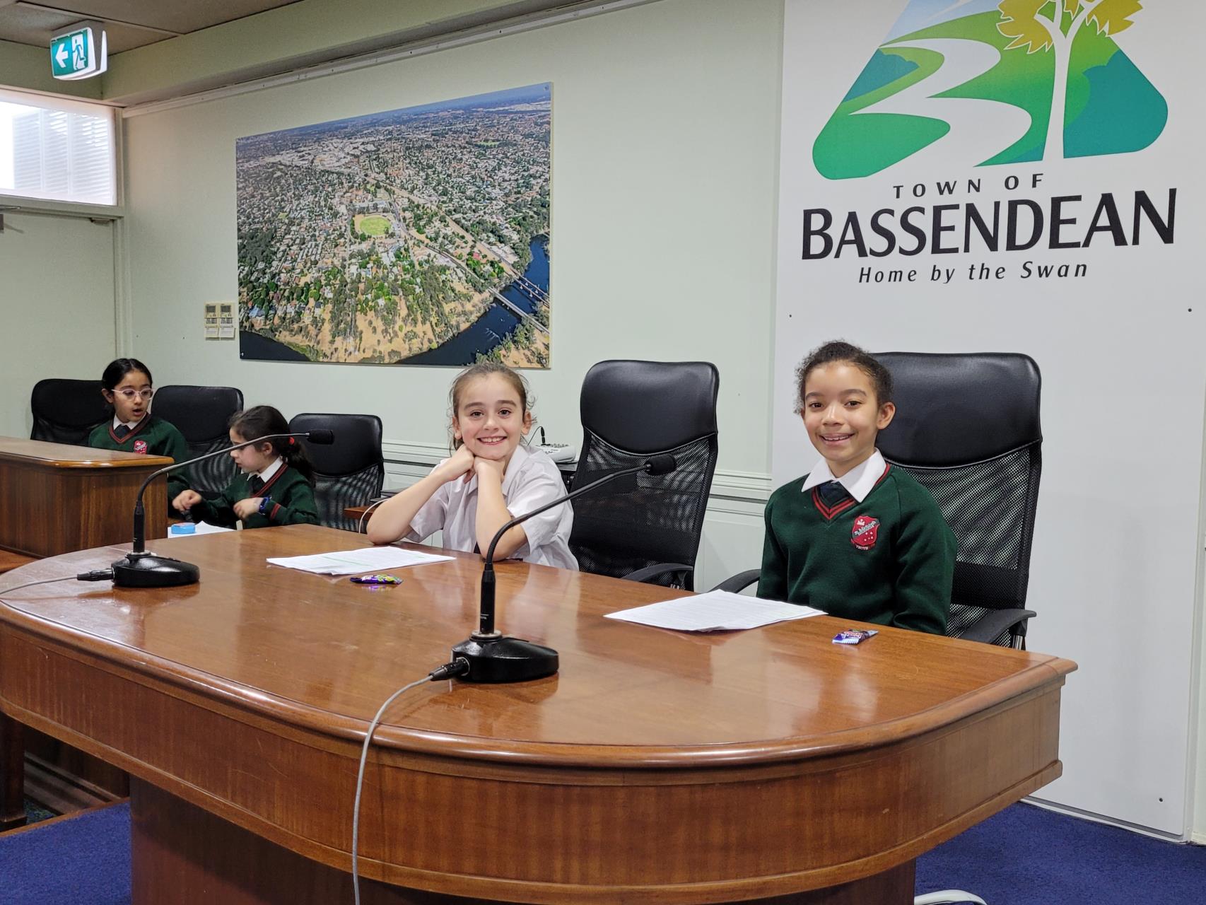 St Michael's Primary School students visit to Council Chambers