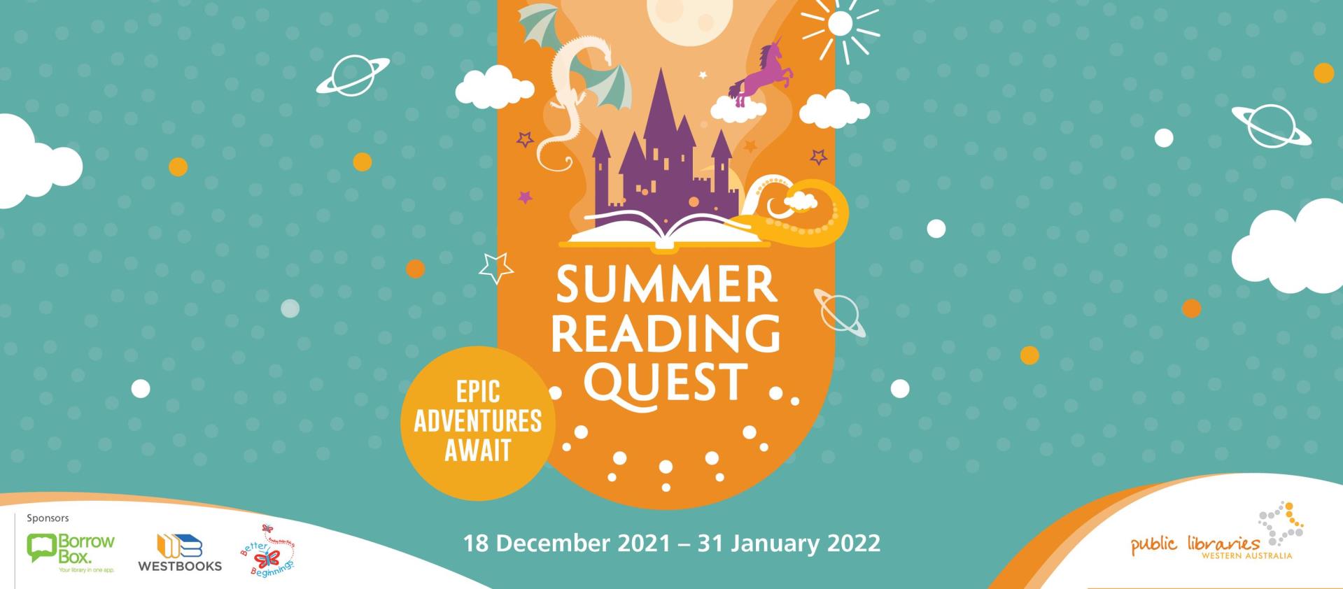 Summer Reading Quest – EPIC ADVENTURES AWAIT